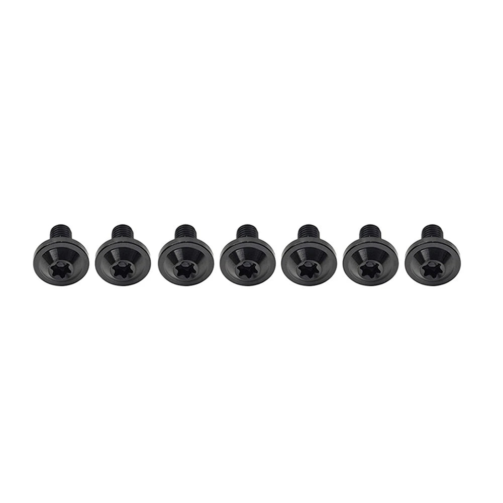 6 x Black Titanium M6x15mm Torx Head Bolts for Bike Motorcycle