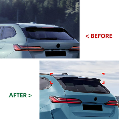 Rear Boot Spoiler Lip for BMW 5 Series G61 (2024-2025) 1 x Carbon Look