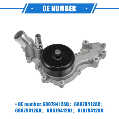 Engine Water Pump with Gasket for Jeep Wrangler JK (2012-2018)