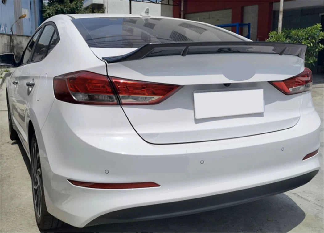 Unpainted R Style Rear Trunk Spoiler for 2017-2018 Hyundai Elantra Sedan