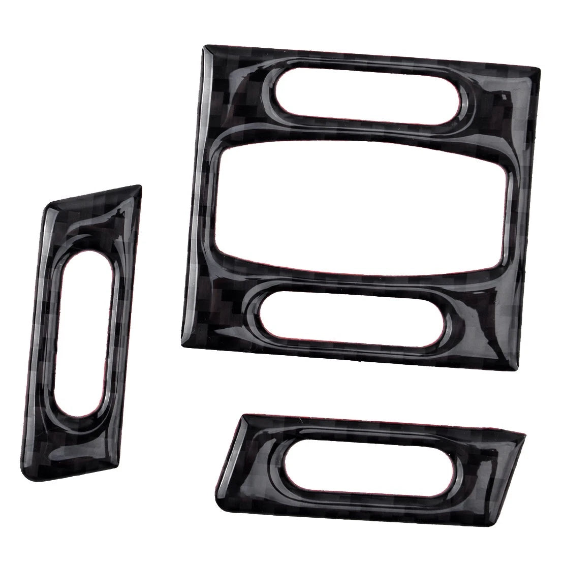 Carbon Fiber Central Air Vent Outlet Cover Trim for BMW 5 Series (2005-2010)