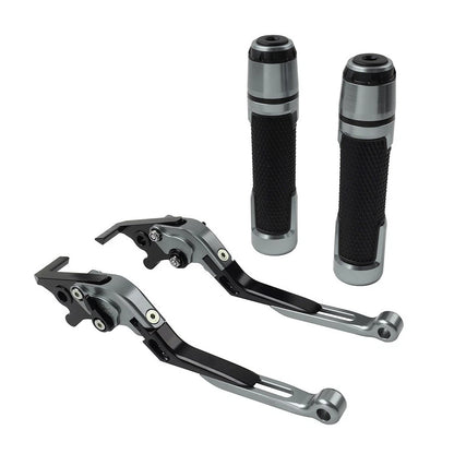 Folding Extendable Brake Clutch Levers & Grips for BMW R1200GS (2013-2018)