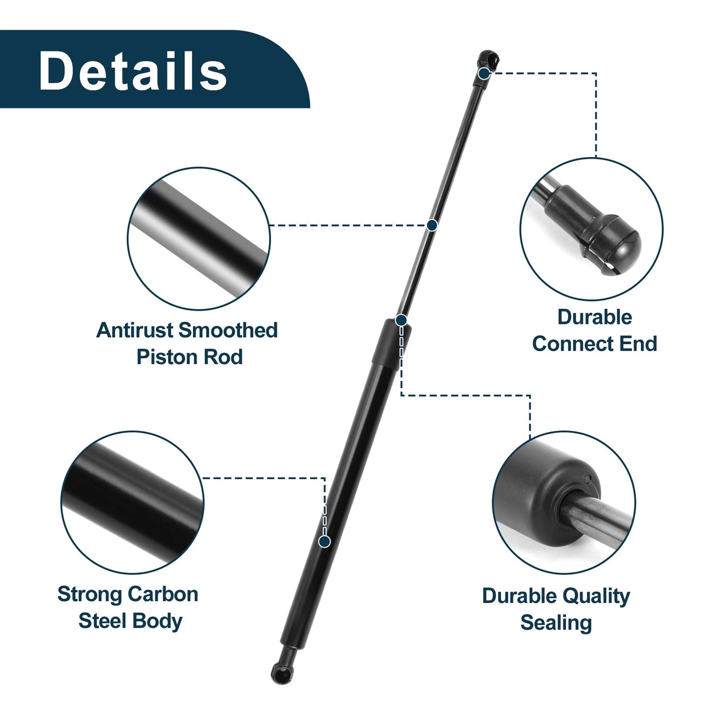 Rear Hatch Lift Supports for Toyota Avensis T22 Estate (1997-2003)