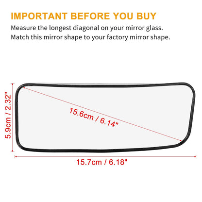 Heated Blind Spot Mirror Glass Right for Mercedes-Benz Sprinter 2500 3500