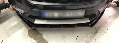Front Bumper Lip Splitter Spoiler for Dacia Sandero (2013-2023) 3 Pcs