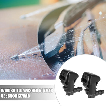 Windshield Washer Nozzles & 2.8m Hose for Jeep Cherokee