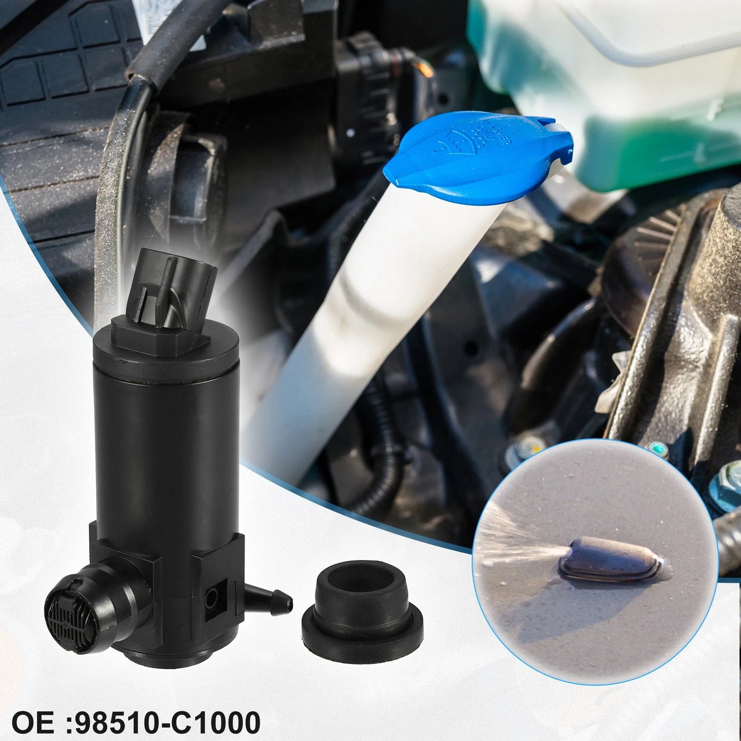 Windshield Washer Pump for Kia Cadenza (2014-2019)