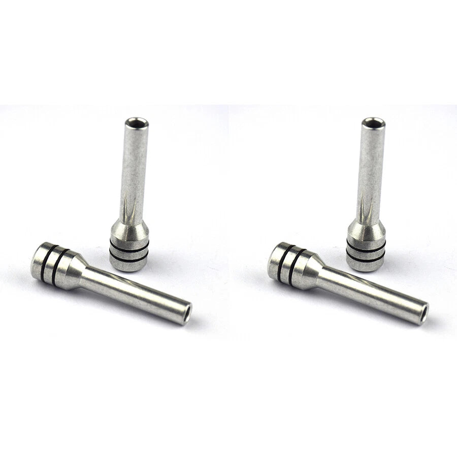 4 x Chrome Aluminum Inner Door Lock Push Knob Pins for Hot Rod Rat Truck