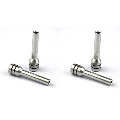 4 x Chrome Aluminum Inner Door Lock Push Knob Pins for Hot Rod Rat Truck