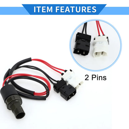 A/C Pressure Switch Sensor for BMW 318i Base 1.8L (1992-1995) 1 x Pcs