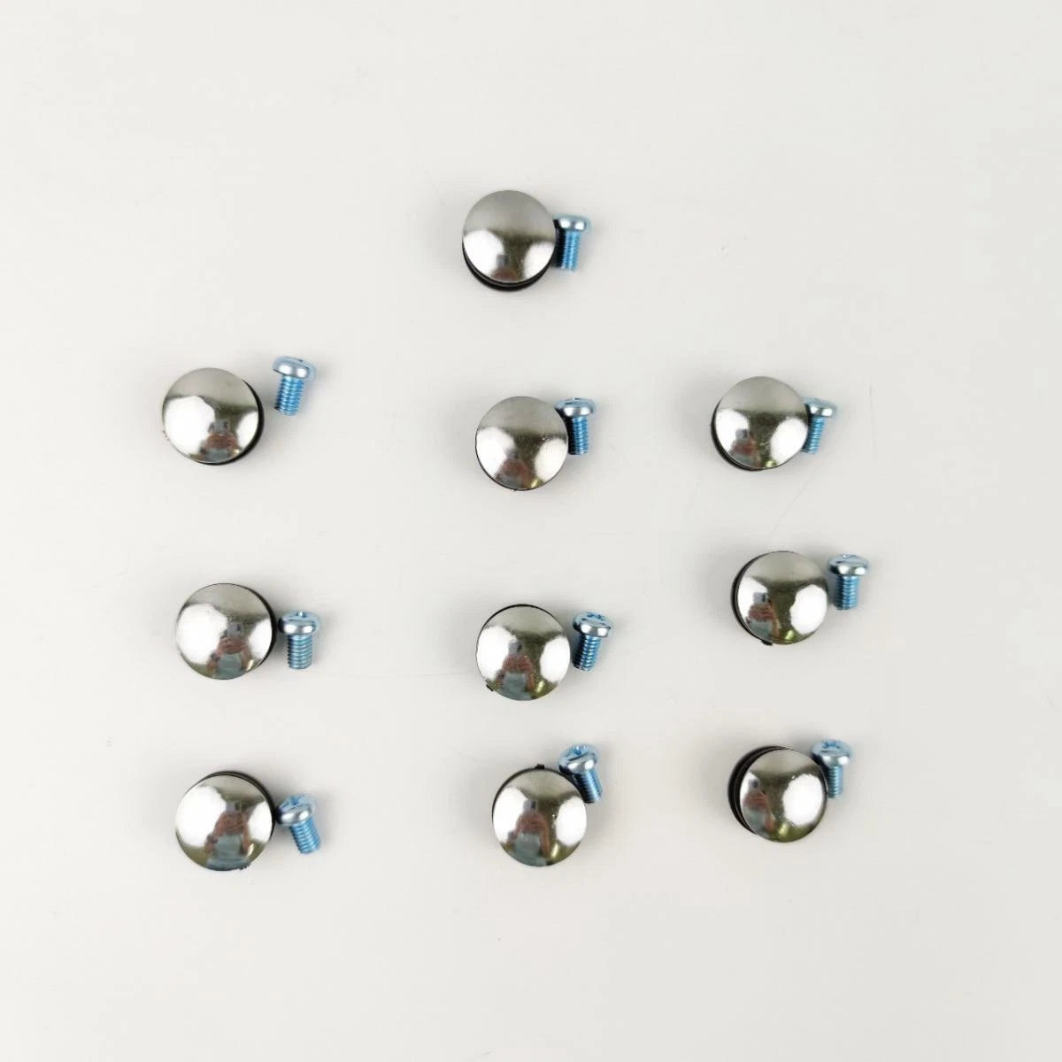 10x Spece Cap Glass Nut Chrome Fits Nissan Hardbody Navara D21 Pickup 1986-97