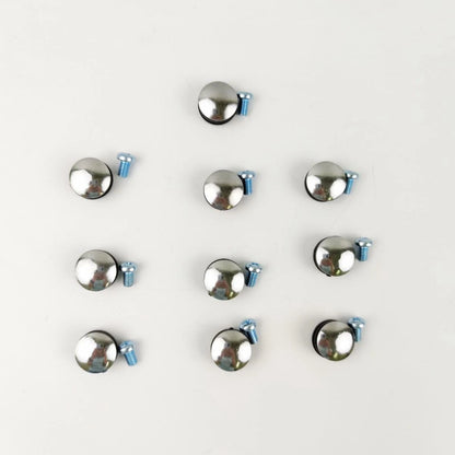 10x Spece Cap Glass Nut Chrome Fits Nissan Hardbody Navara D21 Pickup 1986-97