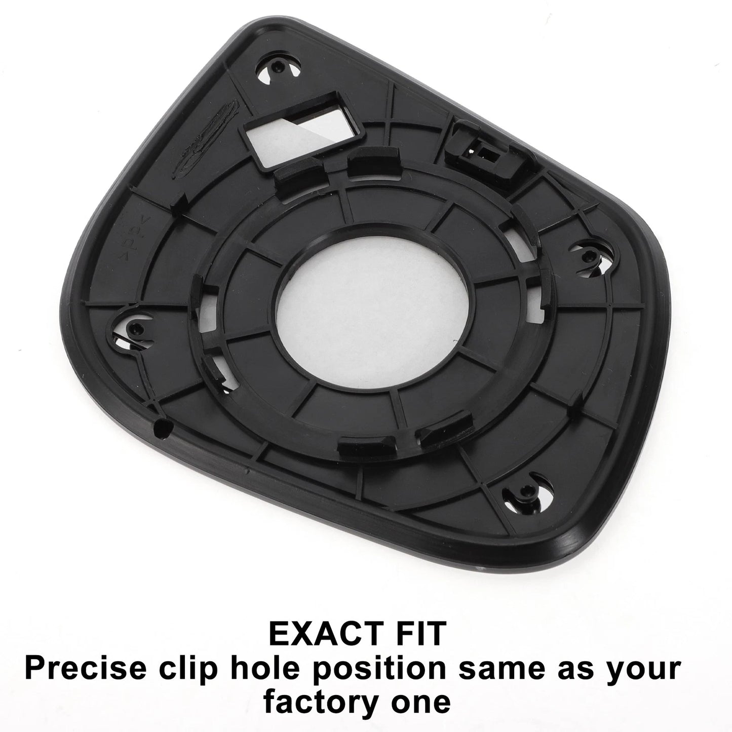 Left Side White Mirror Glass w/ Back Non-heated for KIA Picanto (2012-2020)
