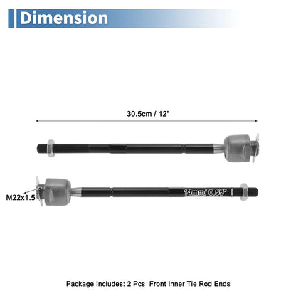 Front Inner Tie Rod End Links for GMC Sierra 1500 (1999-2006)