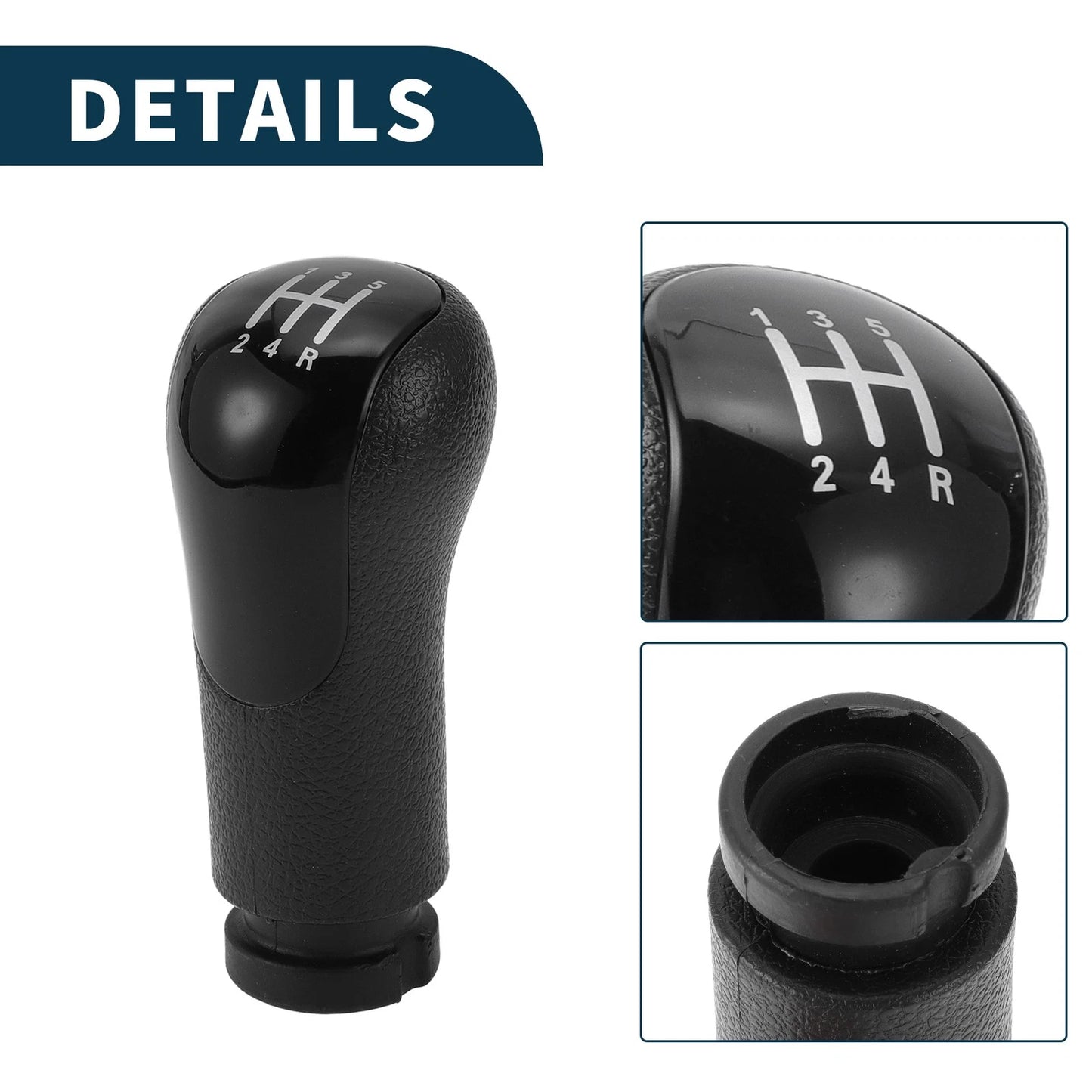 5 Speed Manual Gear Shifter Knob for Ford Fiesta MK6 (2001-2010)