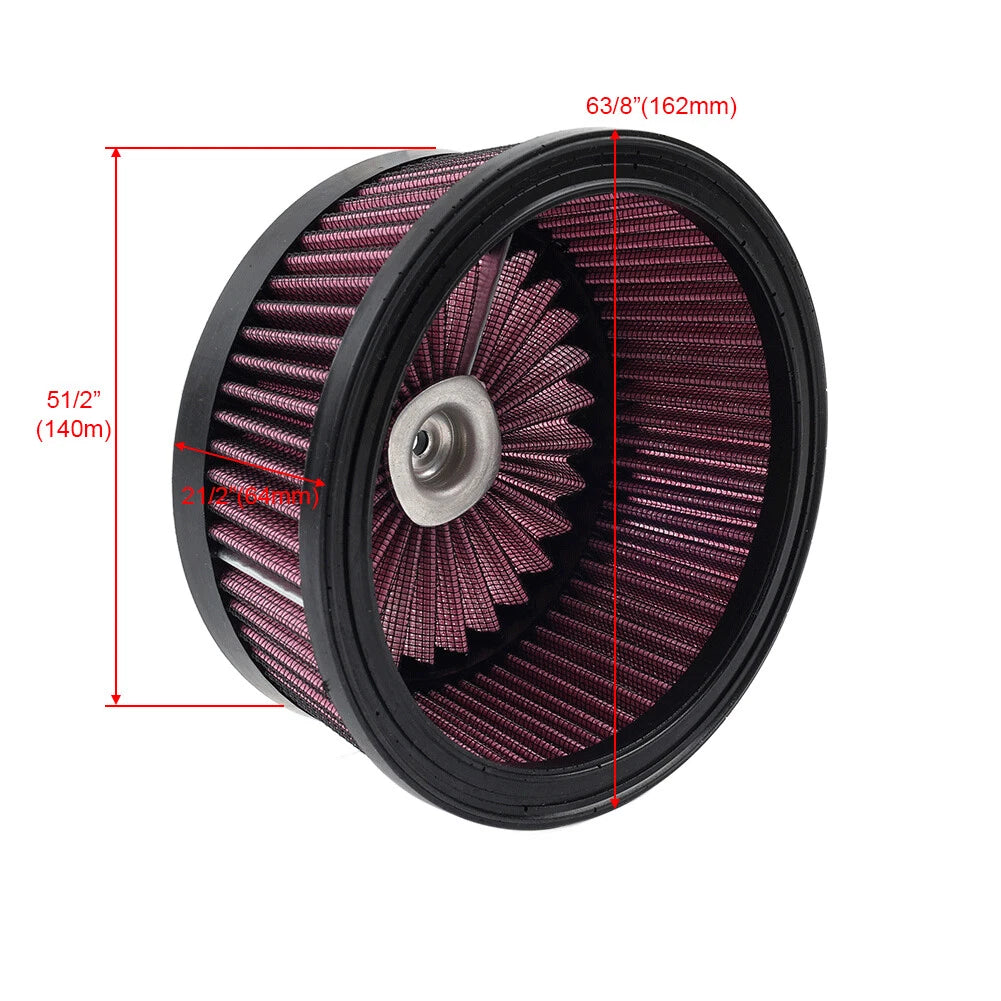 Air Cleaner Filter Element for Harley Sportster XL883 XL1200 (1991-2020)
