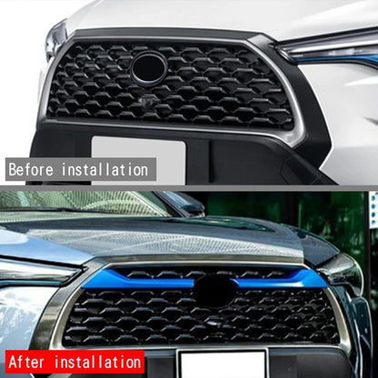 Front Center Mesh Grille Strip Trim for Toyota Corolla Cross (2020-2024)