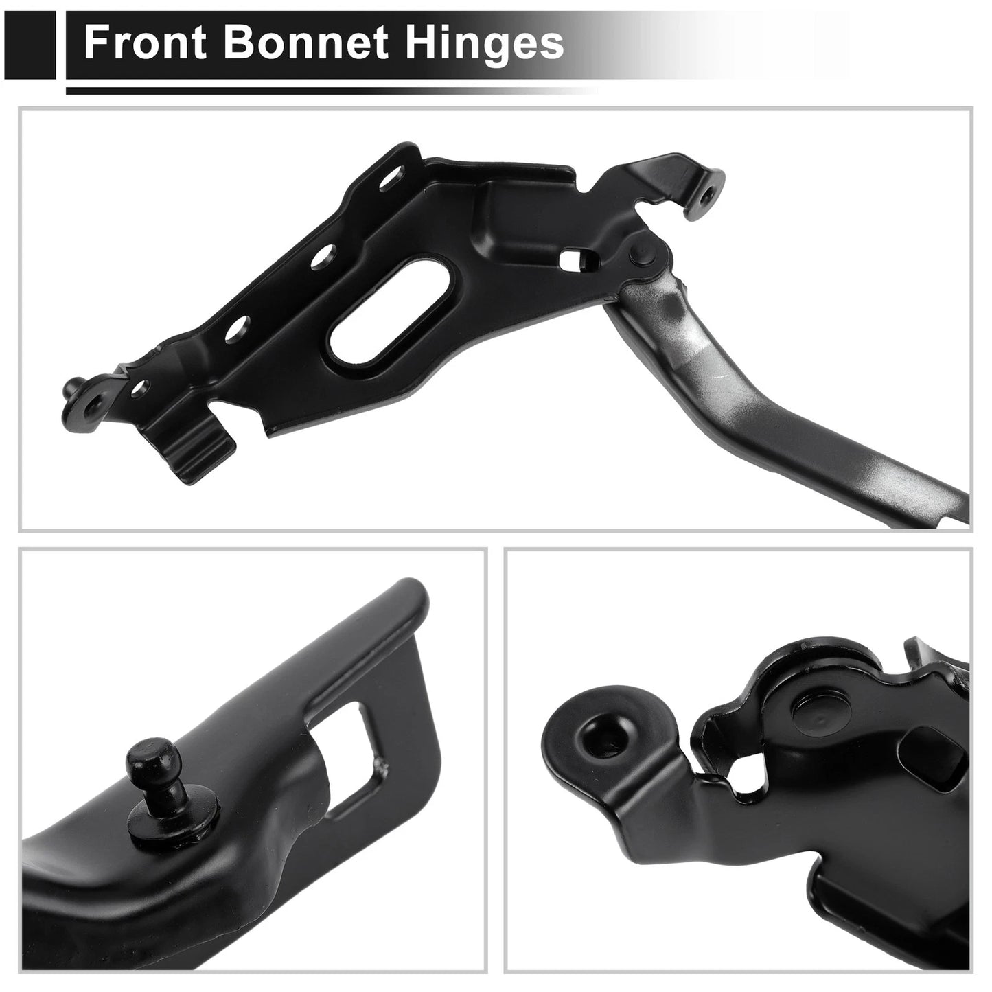 Hood Hinges 1 Pair for Ford F-150 (2015-2020)