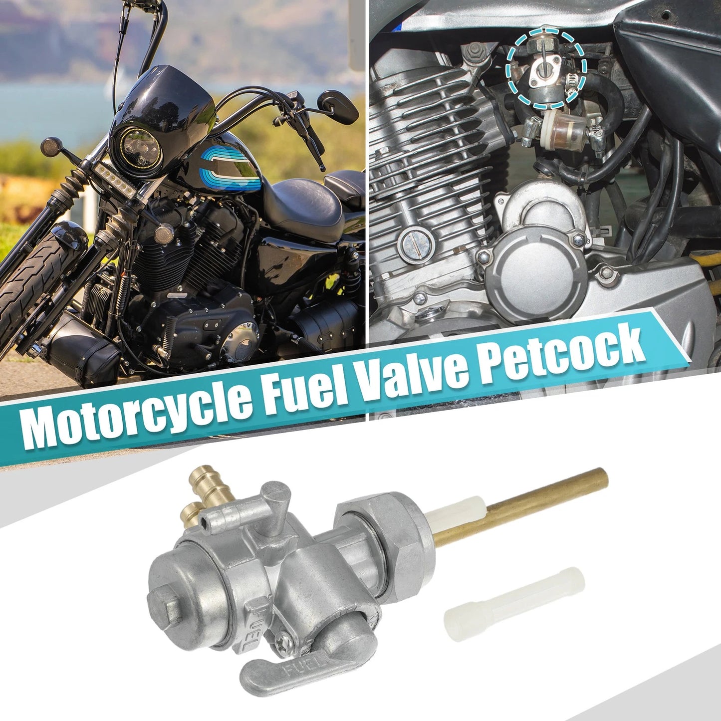 Fuel Valve Petcock with Male Thread for Kawasaki H1 III (1969–1975)