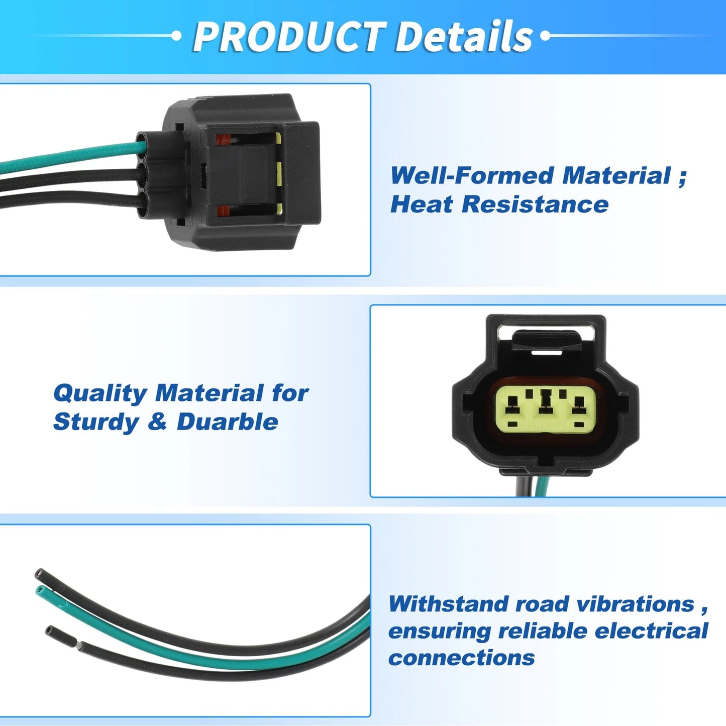 Alternator Plug Wiring Harness Pigtails for Ford Lincoln
