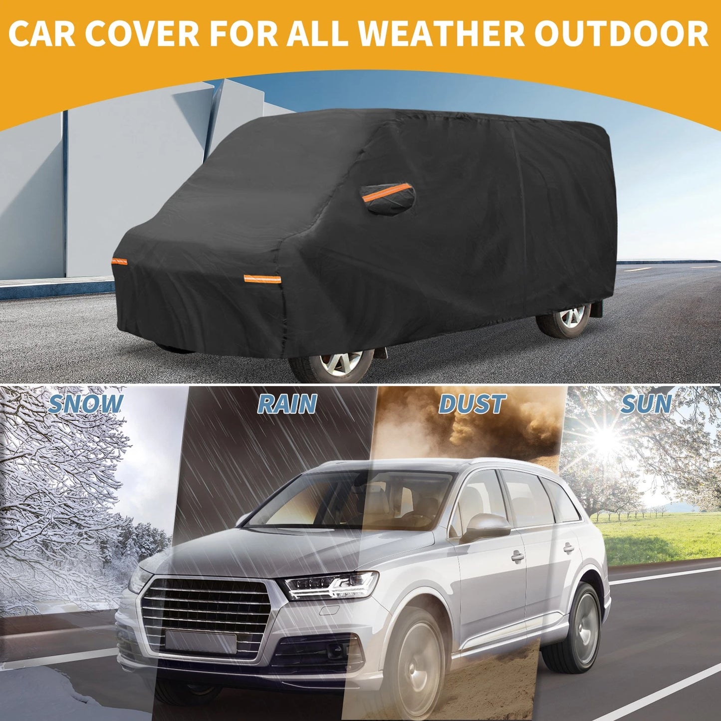 Waterproof All Weather Car Cover for Ford Transit Connect