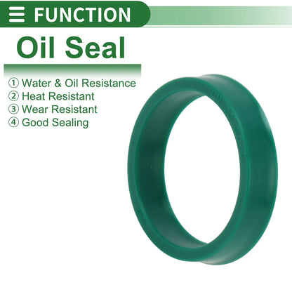 Oil Seal / 25x30x6mm / Seal Ring Rotary Shaft Seal TPU Green 5 Pcs