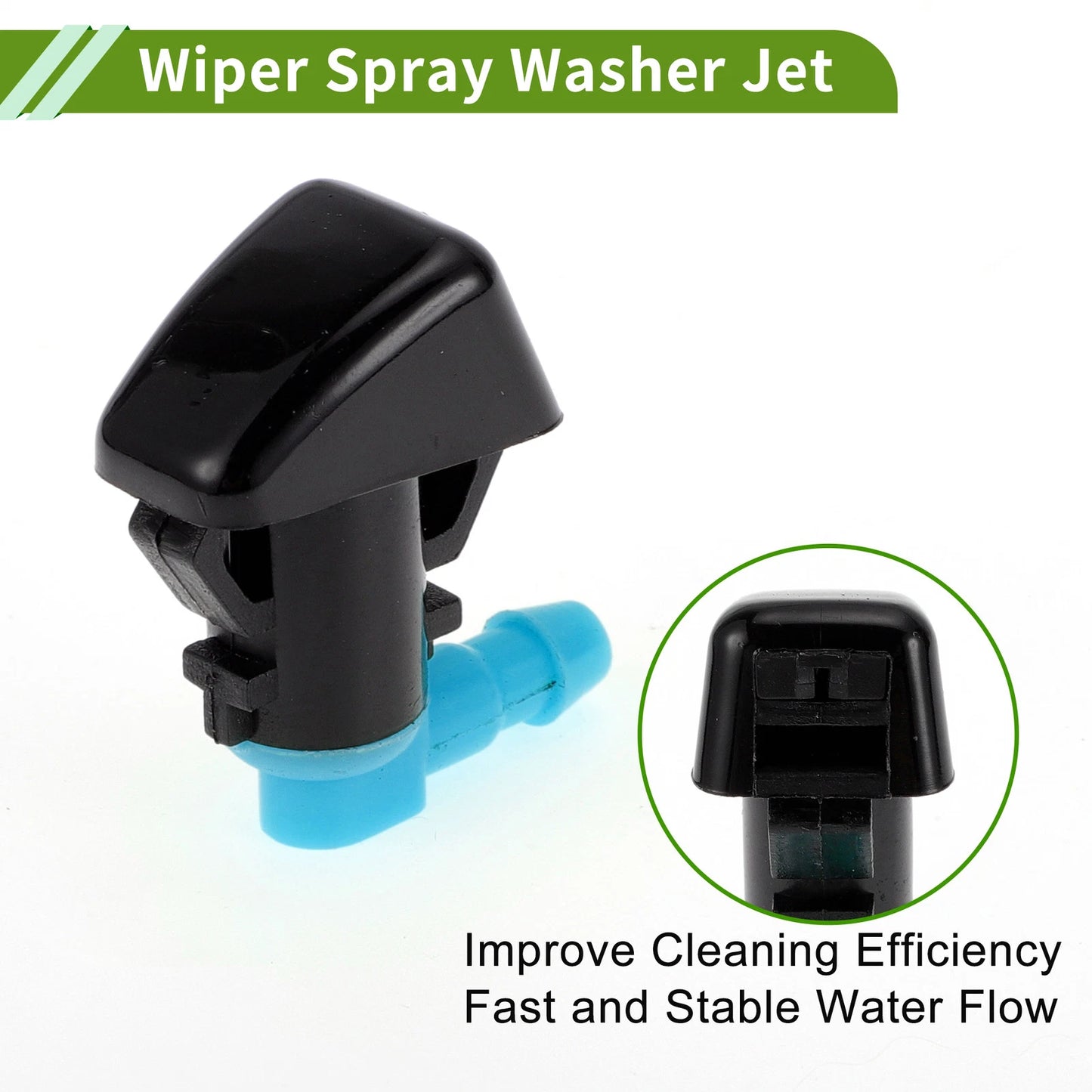 Windshield Washer Nozzles & Y Hose Connectors for Ford Edge (2011-2015)