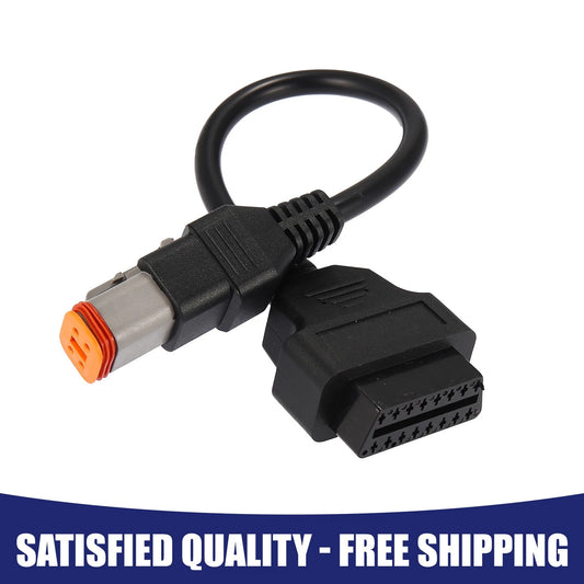 4Pin to OBD2 Diagnostic Scanner Adapter Cable for Harley Davidson