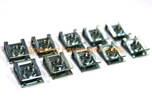 10x Captive Nut Fairing Spring Clips Speed Spire Nuts for Triumph m5