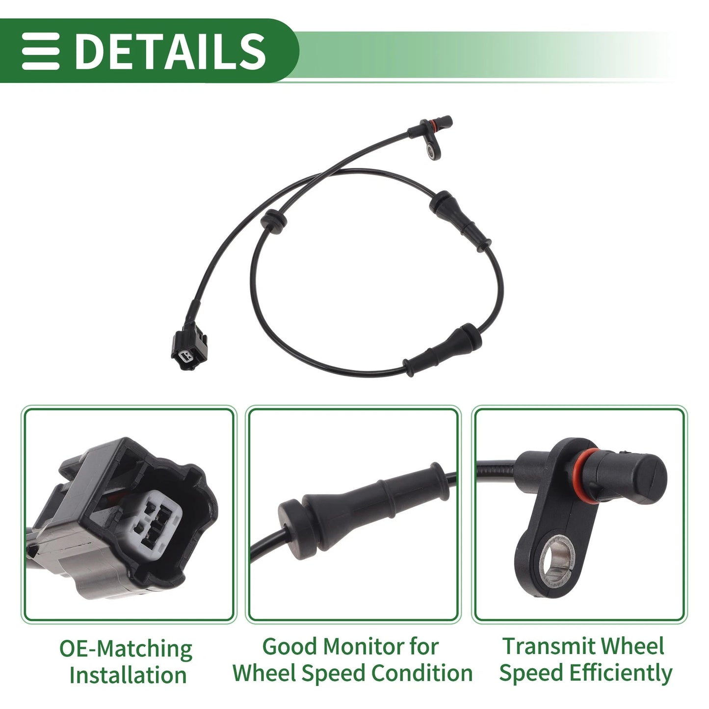 ABS Wheel Speed Sensor for Nissan Juke (2011-2017) Rear Left