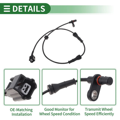 ABS Wheel Speed Sensor for Nissan Juke (2011-2017) Rear Left