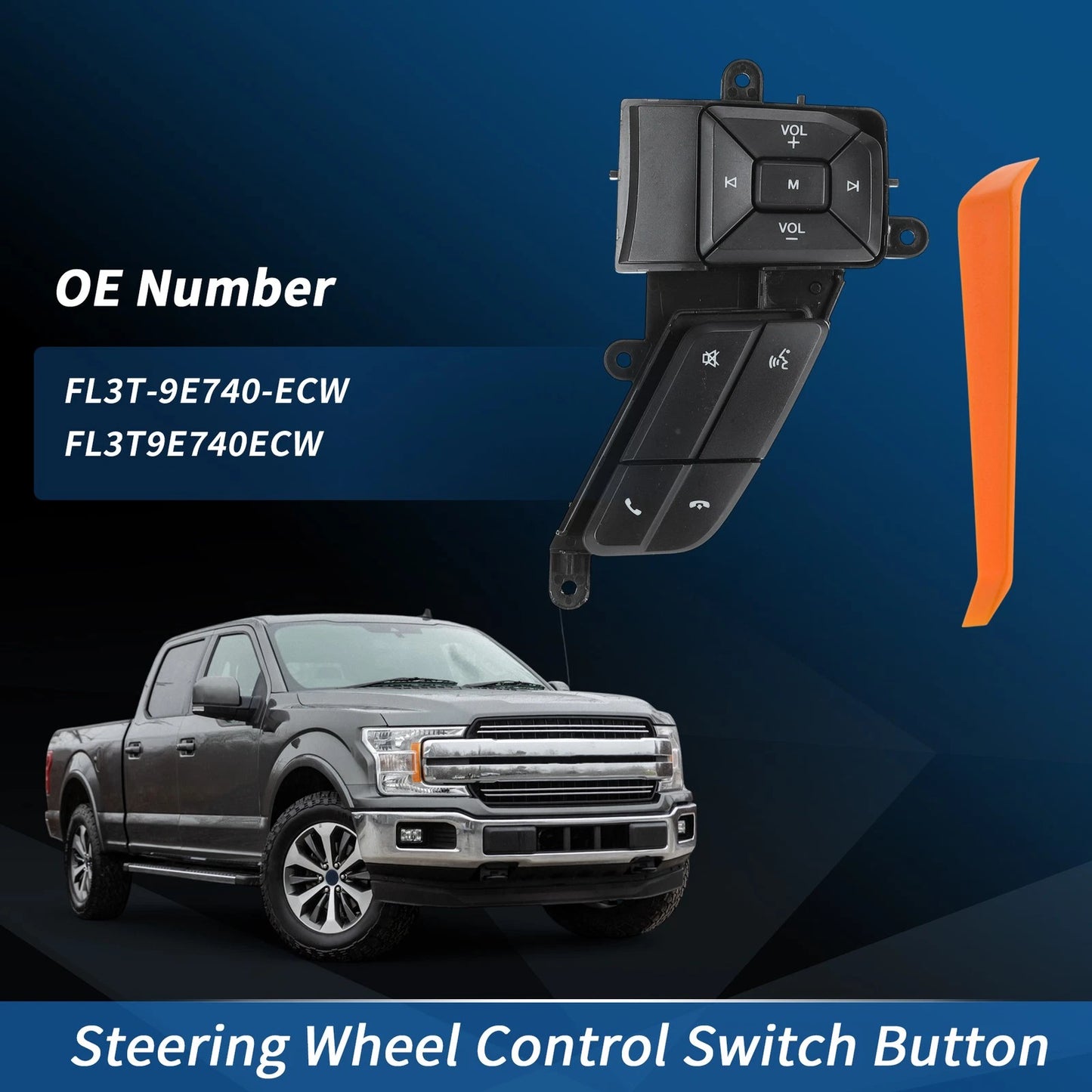 Steering Wheel Volume Control Switch for Ford F-150 (2015-2018)