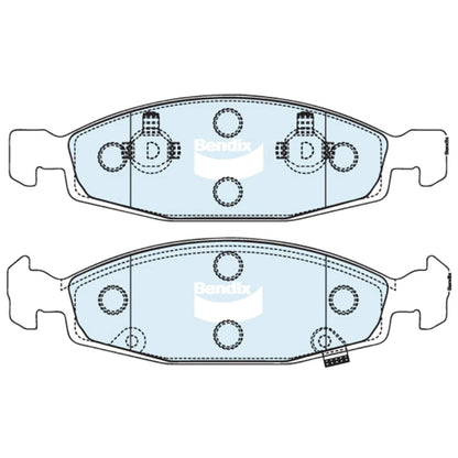 4WD Front Disc Brake Pads for Jeep Grand Cherokee (1999 - 2005)