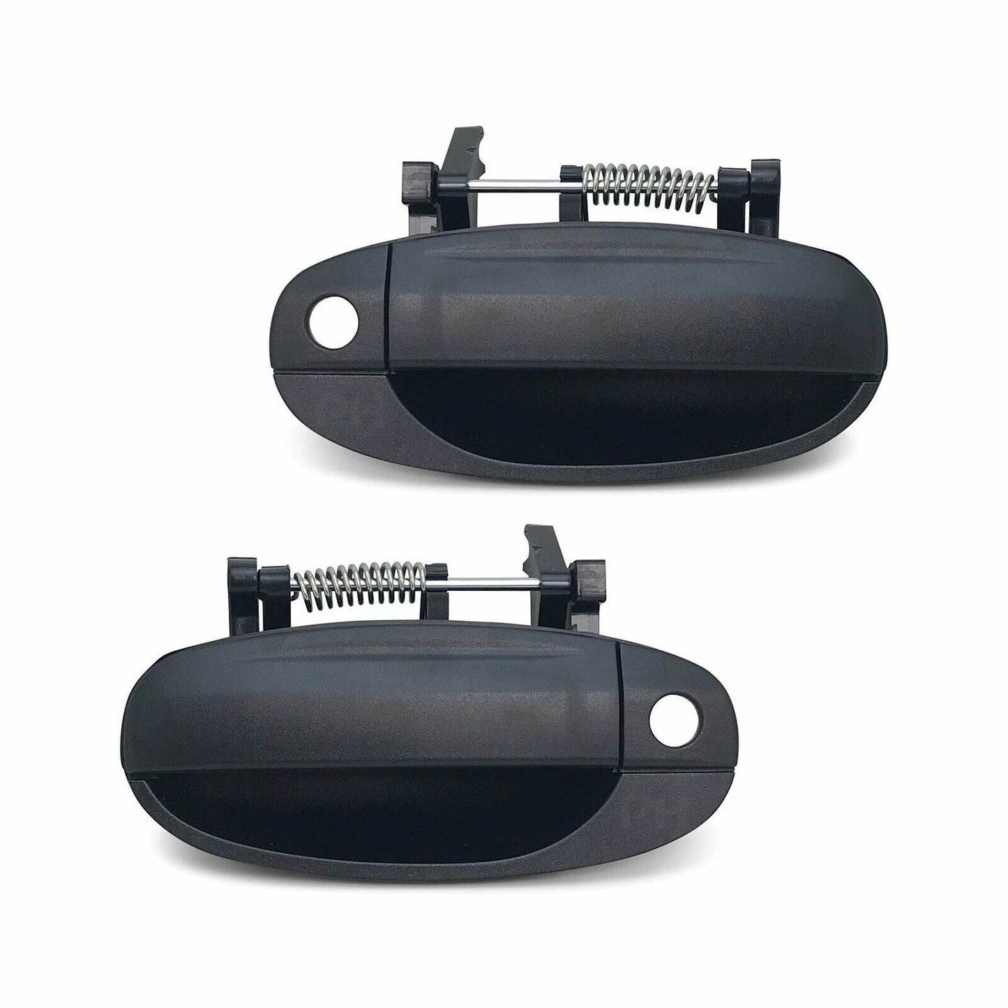 Door Handle Outer Left+Right Black for Holden Barina TK (2005-2011)