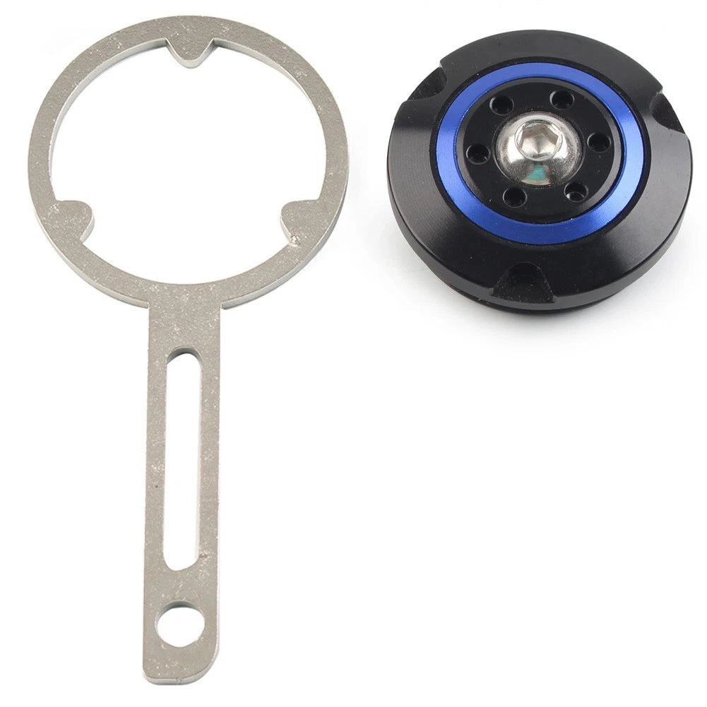 Motorcycle Engine Oil Filler Cap Blue for BMW R1200GS Adventure R1250GS (2013-2023)