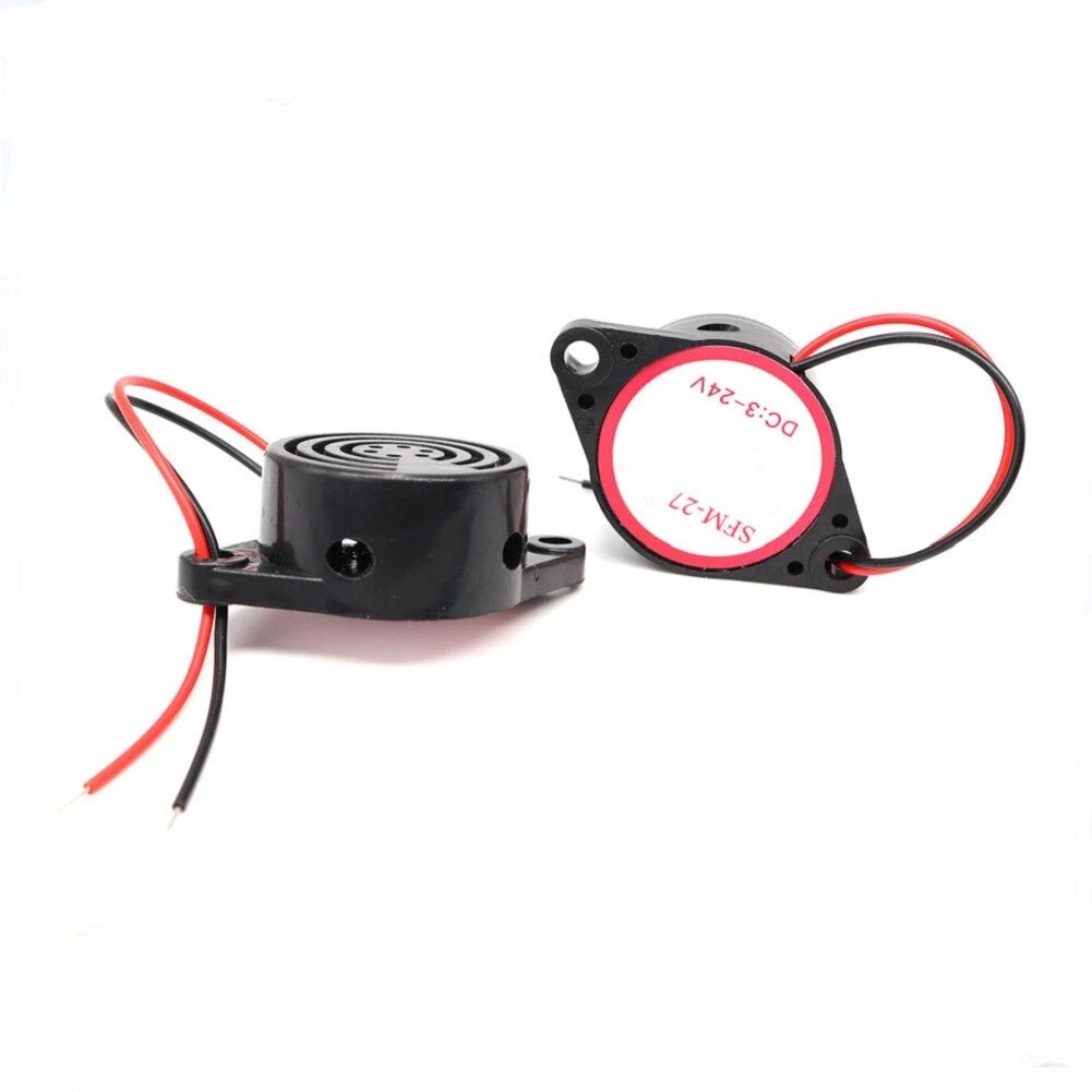 5Pcs / DC3V-24V Electronic Buzzer Beep Tone Alarm Ringer Continuous Sound