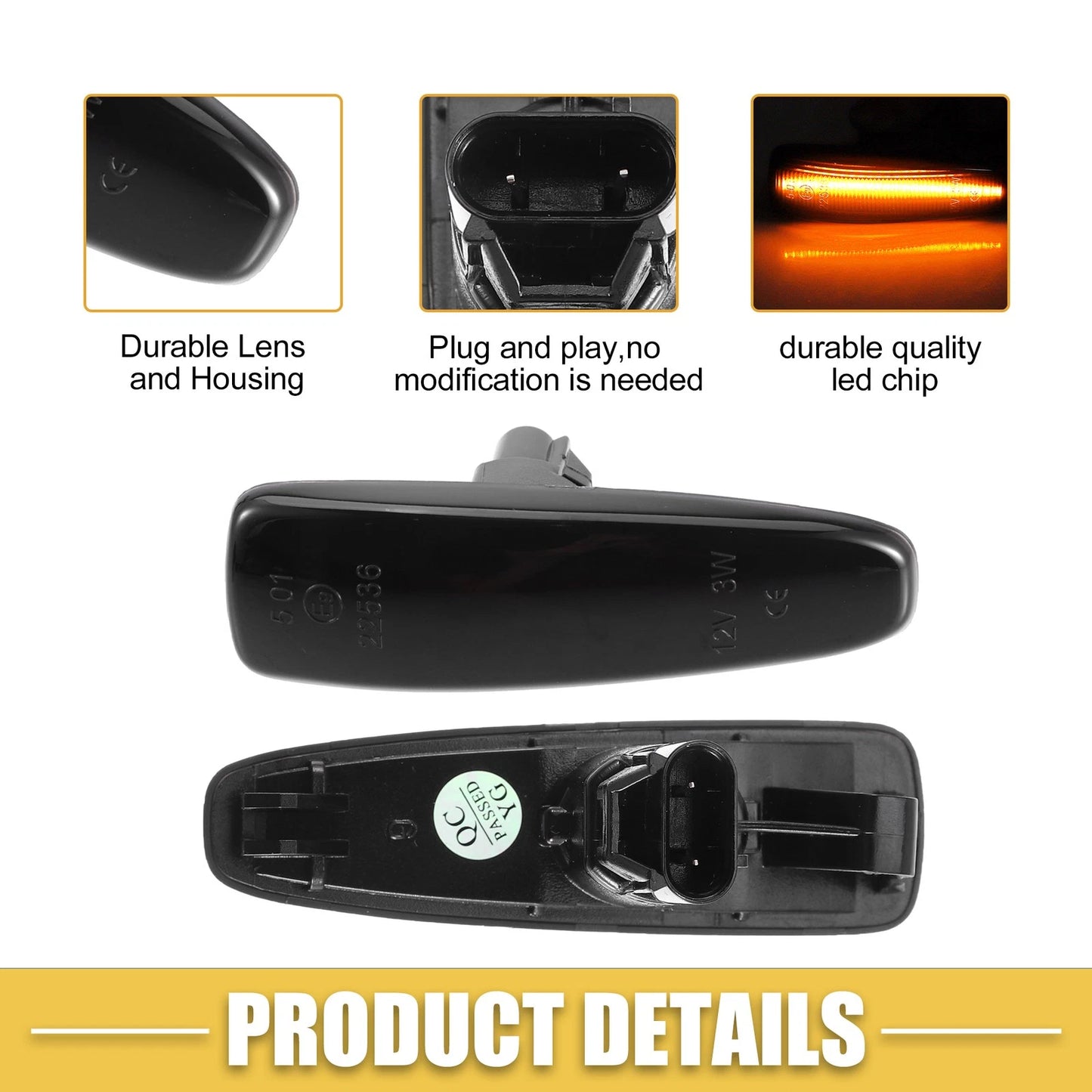 LED Side Marker Light for Mitsubishi (1 Pair) (2015-2023)