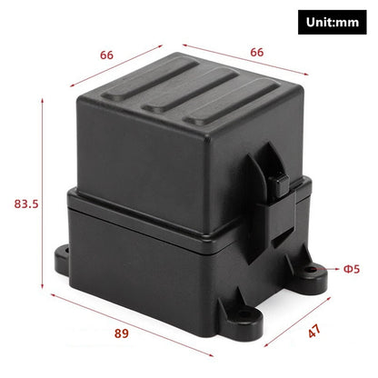 12V 3-Way Fuse Relay Box with 5-Pin 40A Relays for Car Truck Accessories