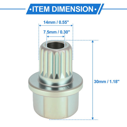 34/18PT Wheel Lock Lug Nut for BMW Anti Theft Removal Key Socket Adapter