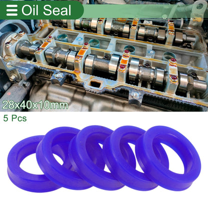 Oil Seal 28x40x10mm Rotary Shaft Seal TPU 5 Pcs for Make Model