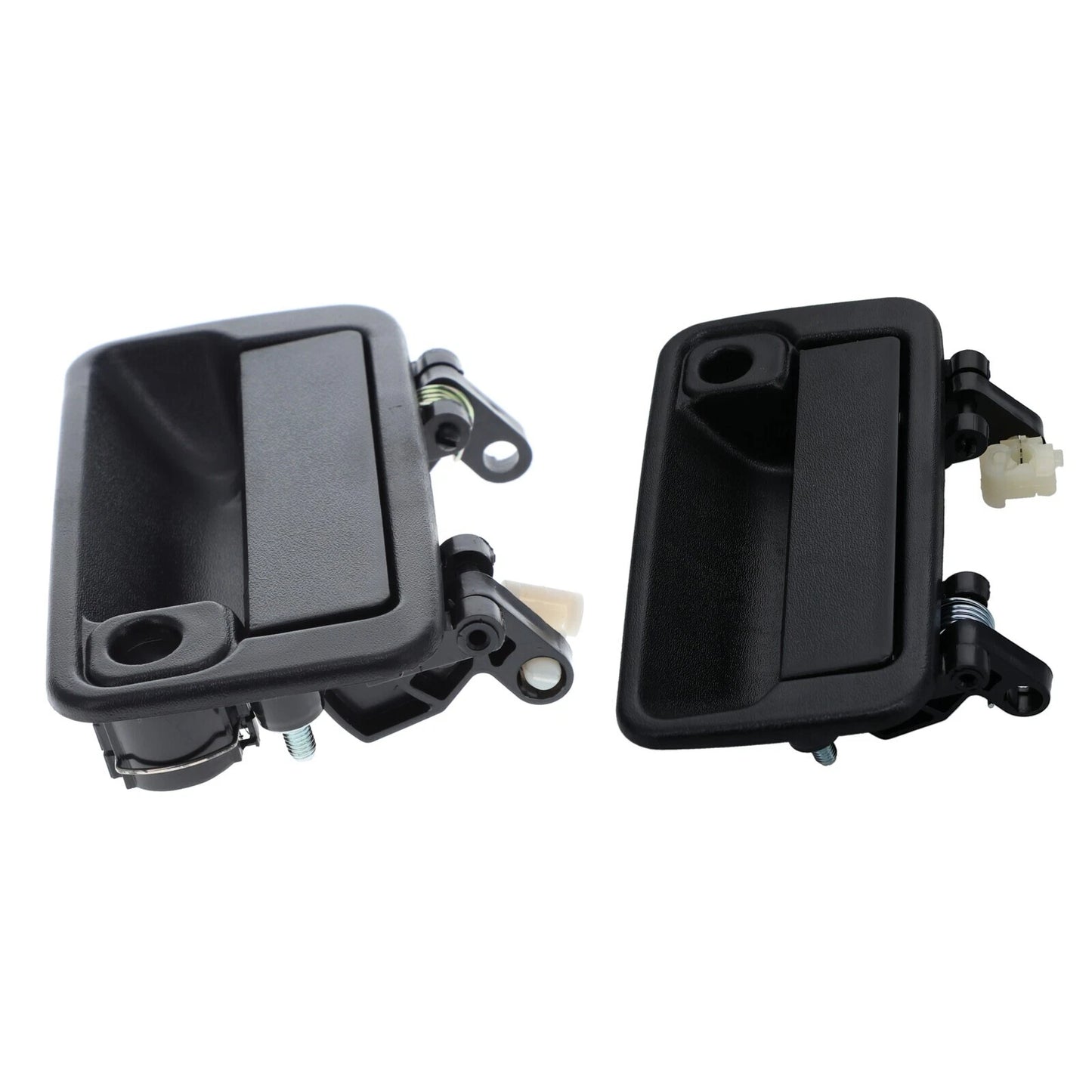 2 x Front Outer Door Handles Black for Suzuki Vitara TA (1988-1998)