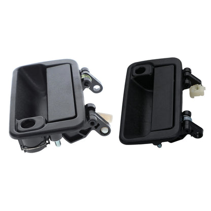 2 x Front Outer Door Handles Black for Suzuki Vitara TA (1988-1998)
