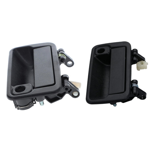 2 x Front Outer Door Handles Black for Suzuki Vitara TA (1988-1998)