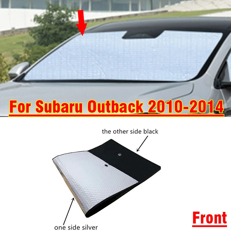 Front Windshield Privacy Sunshade for Subaru Outback (2010–2014)