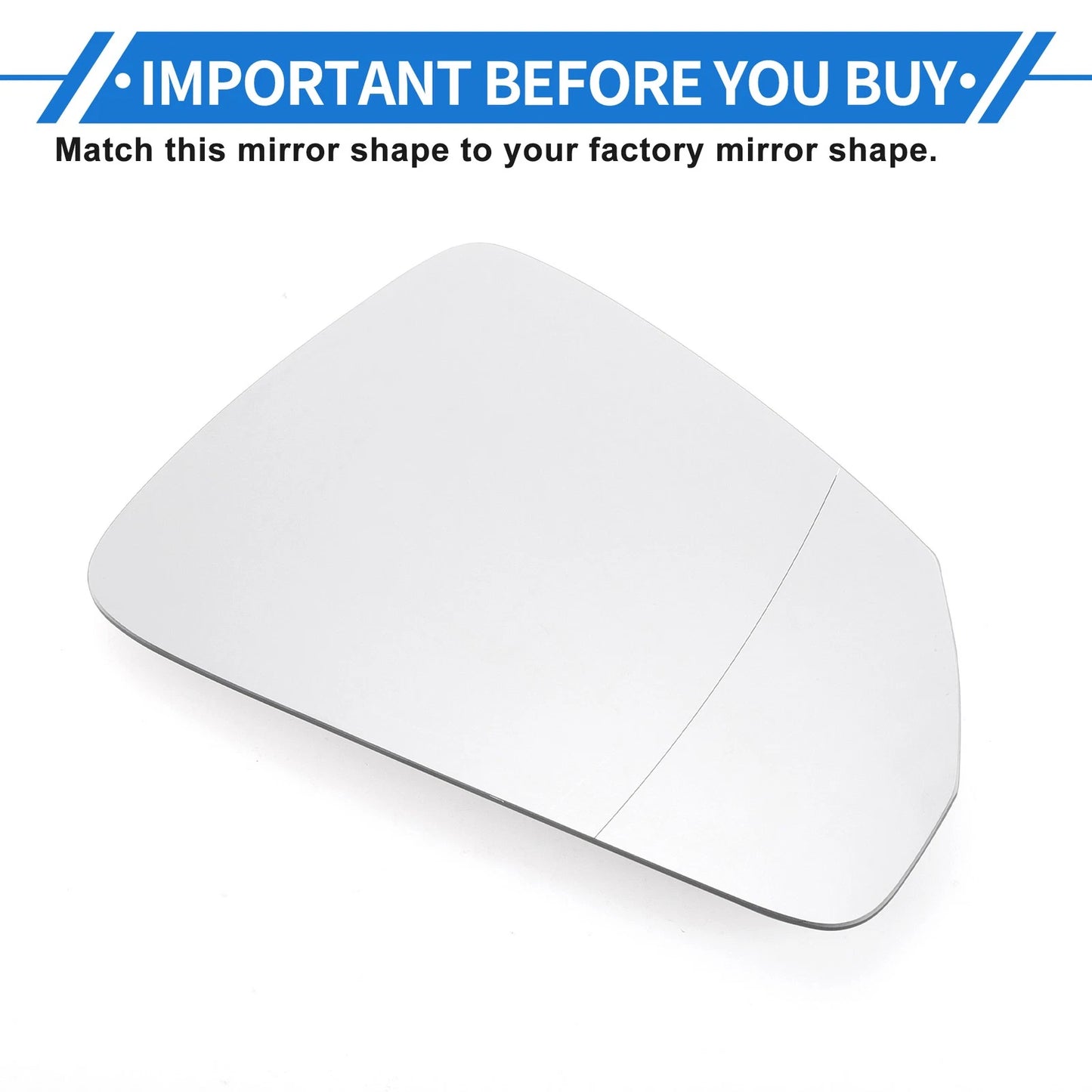 Driver Side Heated Mirror Glass for BMW X1 (2013-2023)