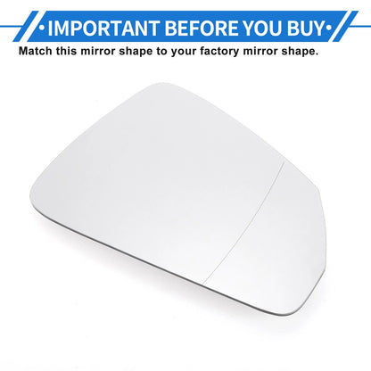 Driver Side Heated Mirror Glass for BMW X1 (2013-2023)