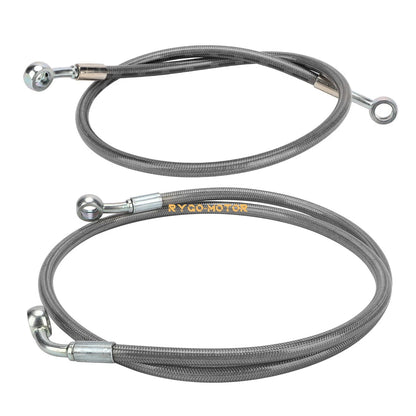Front Brake Hose Line Left & Right for Polaris Ranger Crew 800 (2010–2014)