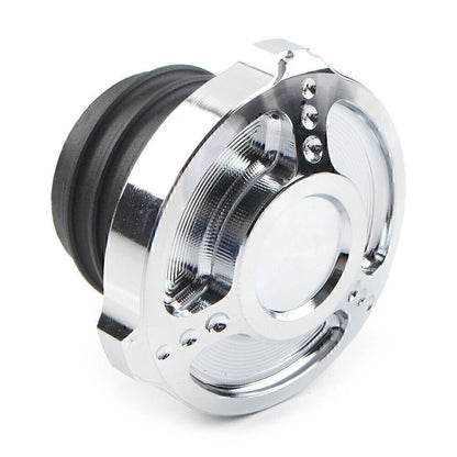 Aluminum Fuel Gas Tank Cap Cover for Harley Sportster Touring Softail Dyna (92-17)