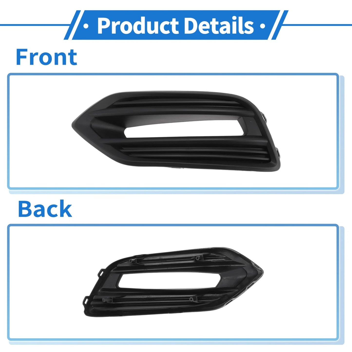Front Left Fog Light Grill for Honda HR-V (2019-2022)