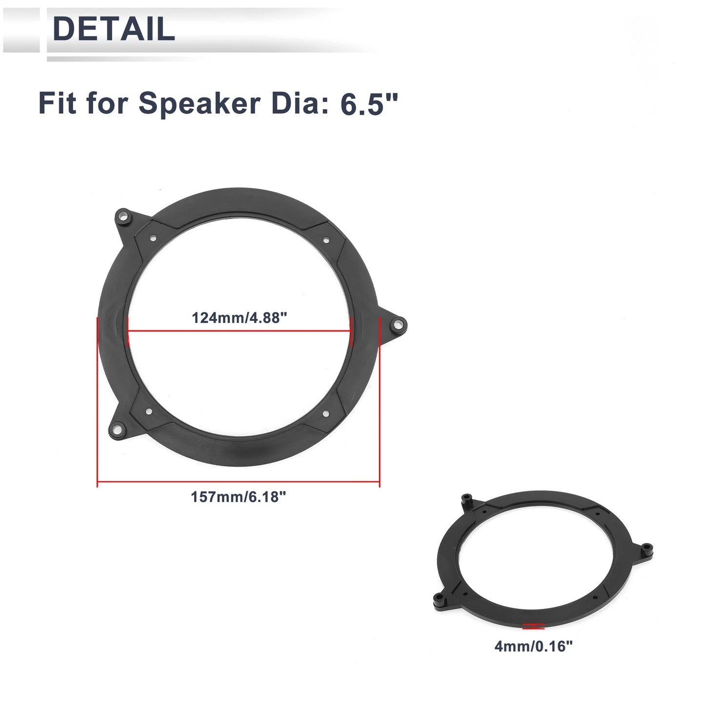 Speaker Spacer Adapter for BMW 3 E46 5" Tweeter (2002-2006)